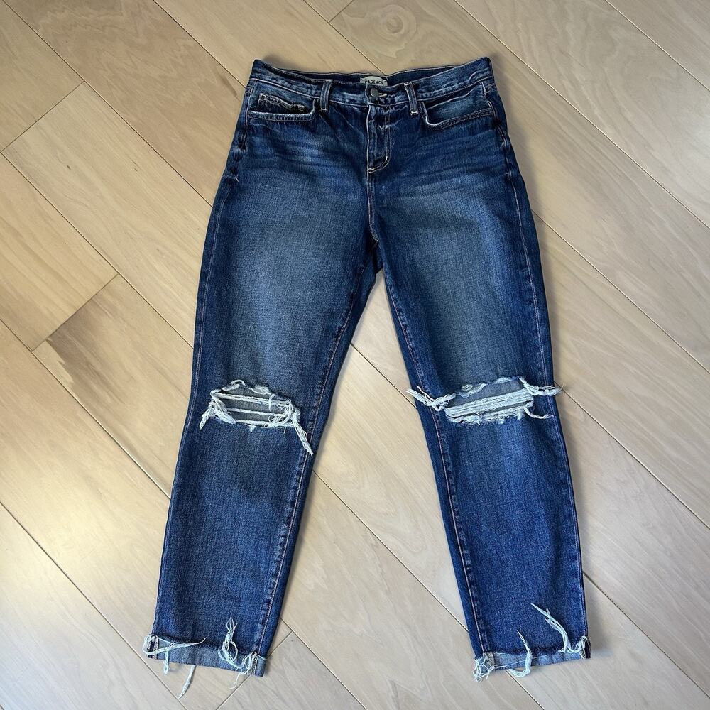 L'Agence Olga) High Rise Cuffed Jeans Women’s 31 Measured**